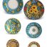 Caltagirone decorated ceramic tablewear set