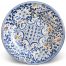 Flat plate decorated sicilian ceramic ACIREALE