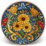 Flat plate Sicilian ceramic SCIACCA