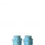 coppia teste di moro mignon azzurre ceramica caltagirone