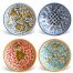 SET COPPE CERAMICA SICILIANA decorate a mano per aperitivo antipasto tapas zuppe gelato e macedonia
