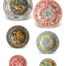 PIATTI CERAMICA DECORATA CALTAGIRONE SET 36 PEZZI