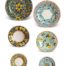 Piatti ceramica Caltagirone–Set 24 pezzi–RICORDIU