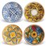 Piattini in ceramica decorata siciliana