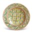 Piatto fondo in ceramica siciliana artigianale decorata