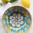 Insalatiera in ceramica decorata siciliana