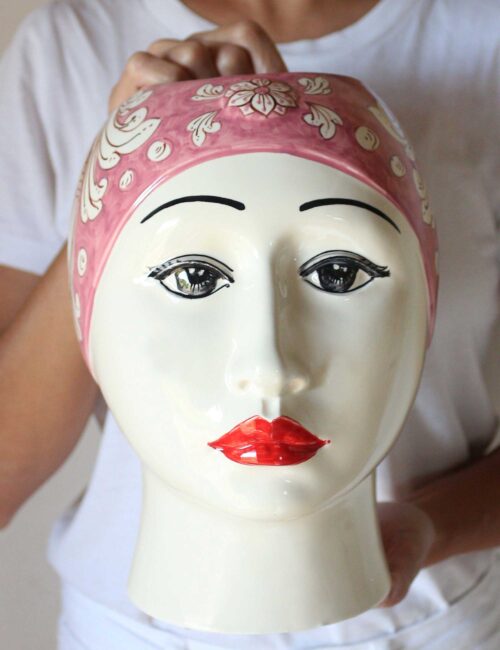 Decorated Sicilian ceramic Moor’s head