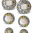 Piatti ceramica Caltagirone–Set 6 pezzi–Adduratu