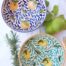 2 Sicilian ceramic salad bowls set-orange and lemon