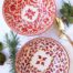 2 Sicilian ceramic salad bowls set-Vulcano