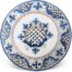 Piatto da portata fangotto in ceramica siciliana decorata di Caltagirone Fontane Bianche