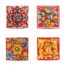 Maioliche ceramica decorata Caltagirone Set FOCU