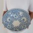 Sicilian decorated ceramic salad bowl EOLO