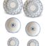 Piatti decorati Eolie set NASSA