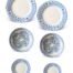 Eolie decorated plates 6 pieces tablewear set PARANZA