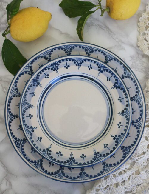 Sicilian ceramic dessert plate CIALOMA