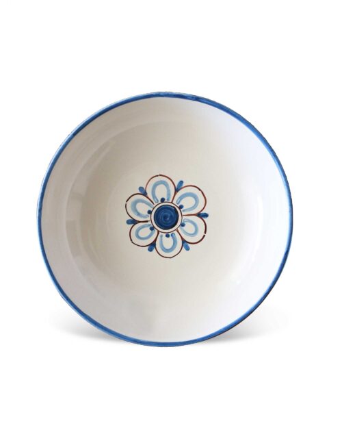 Sicilian ceramic deep bowl NASSA