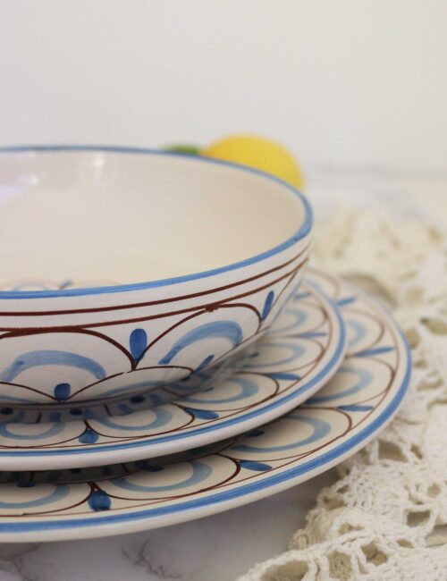 Sicilian ceramic flat plate NASSA