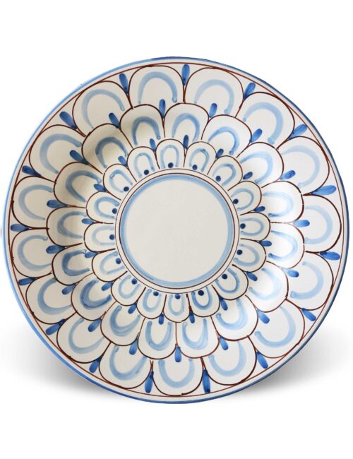 Sicilian ceramic flat plate NASSA