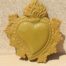 Cuore Sacro Di Sicilia 35 cm Giallo Antico Santa Venera
