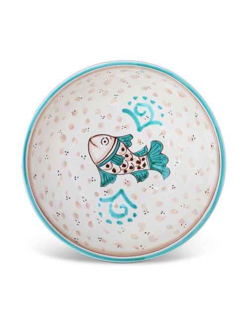 Insalatiera ceramica decorata siciliana MareNostro