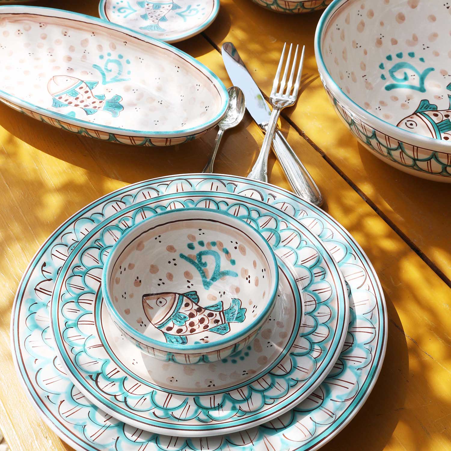 Decorated plates Marenostro