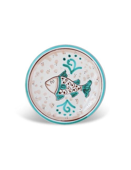 Piattino da pane ceramica Caltagirone MareNostro